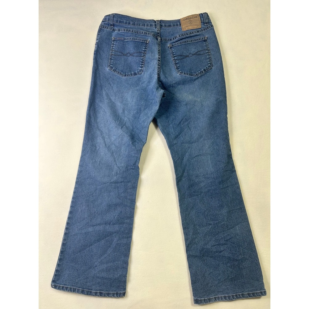 Jordache Womens Bootcut Stretch Jeans Medium Wash Blue Denim Size 17/18 XL - Picture 5 of 7